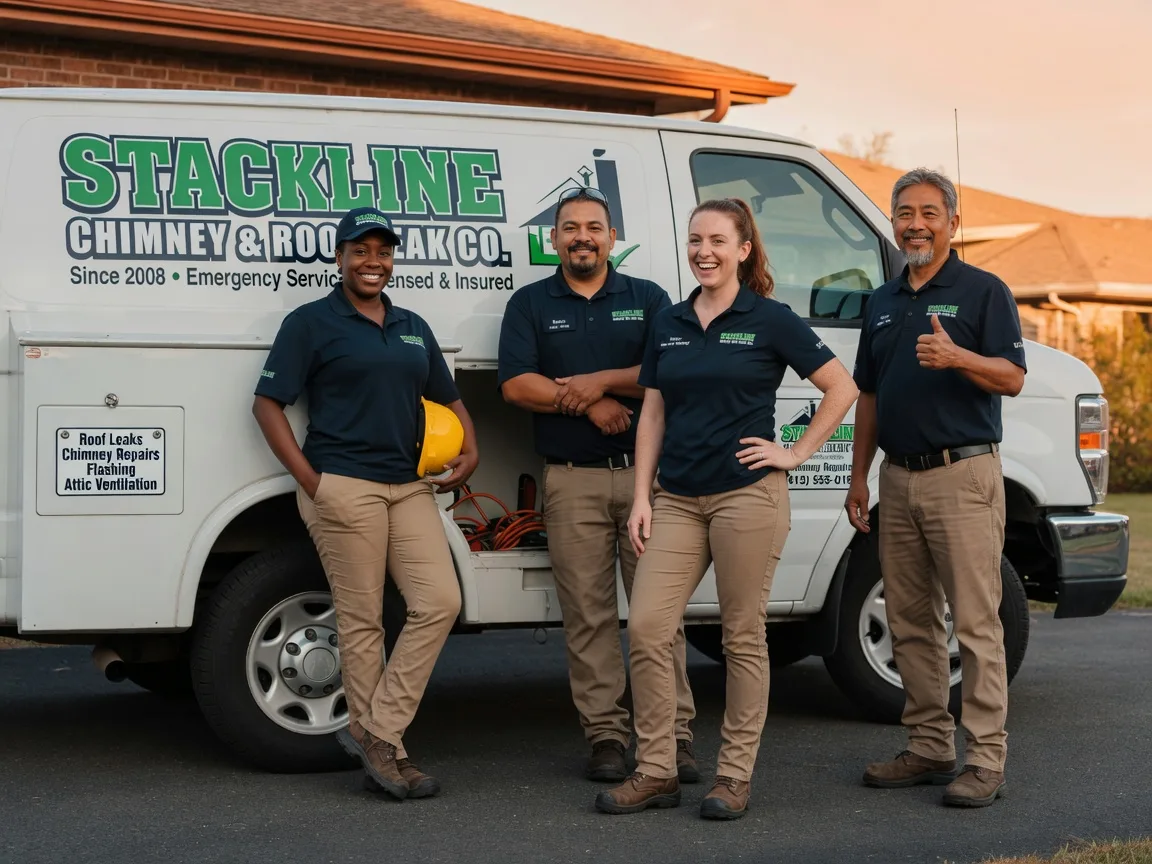 Chimney flashing repair company in Rochelle, IL